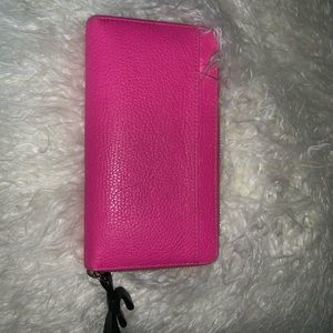 Pink leather Kate spade wallet